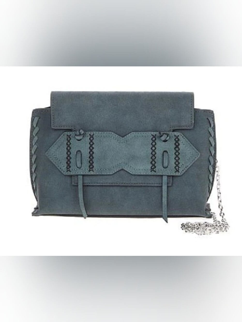 Danielle Nicole Convertible Crossbody/Clutch Handbag in Teal ~ Brand New